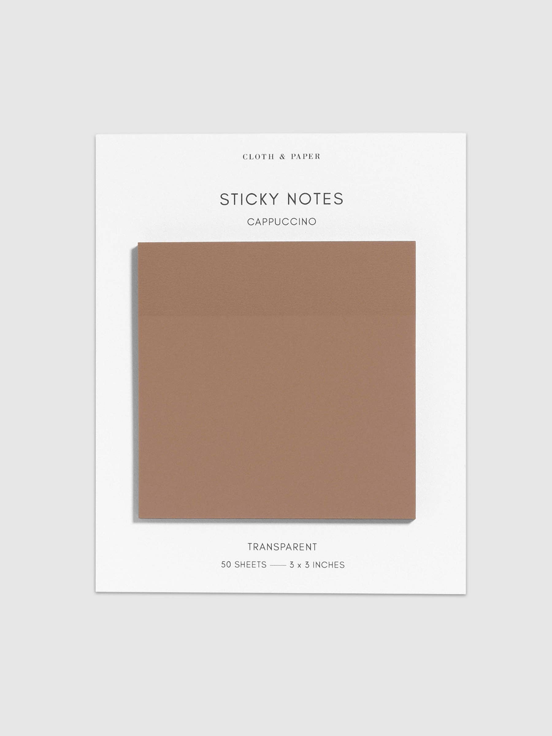 Cloth & Paper Transparent Sticky Notes