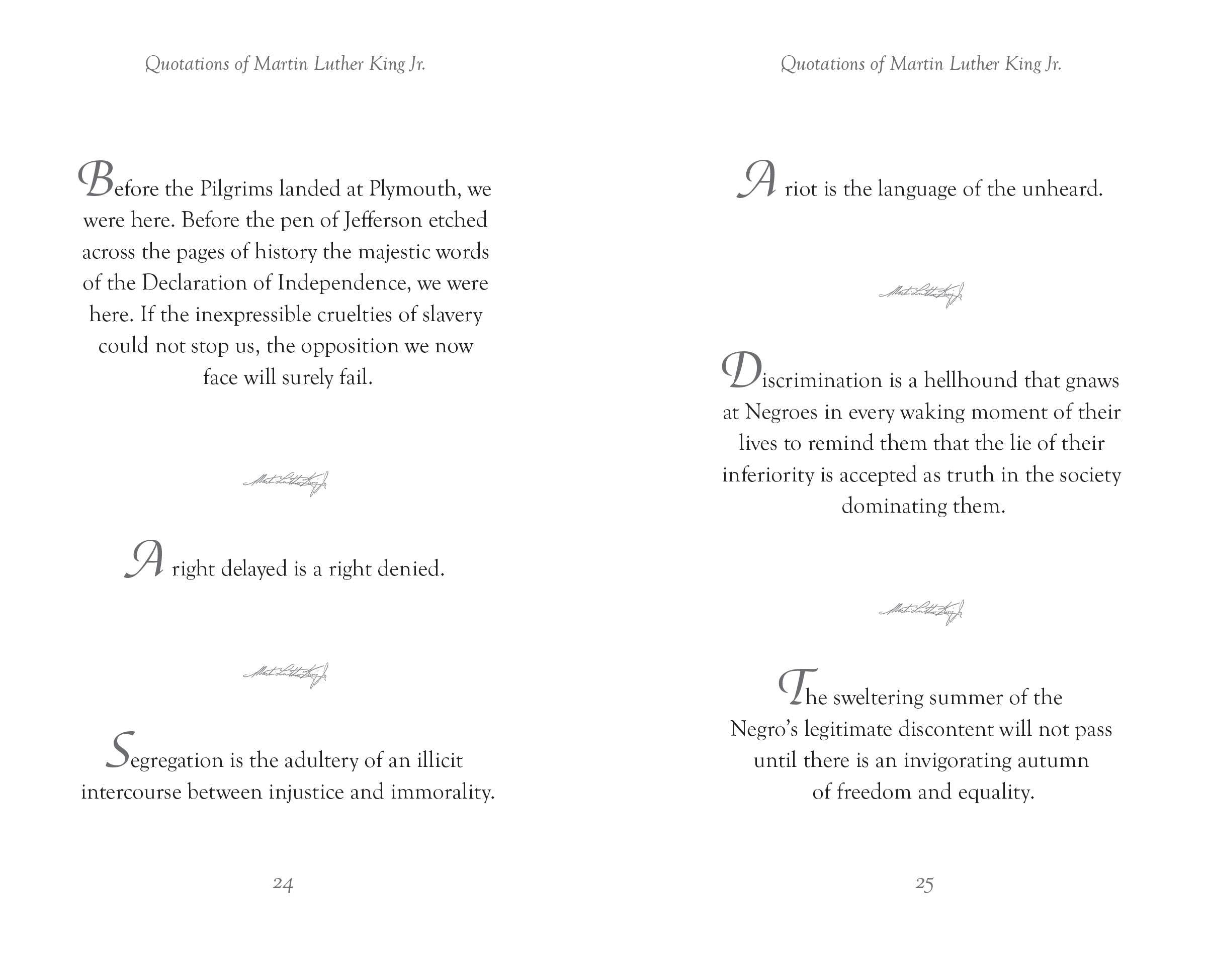 Applewood Books Applewood Books Quotations of Martin Luther King