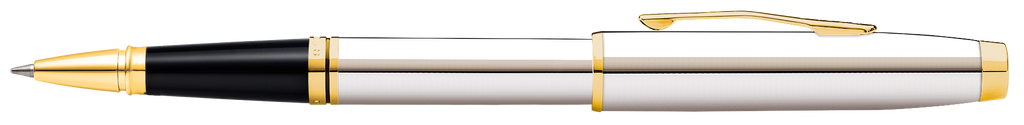 A.T. Cross Coventry Polished Chrome with Gold-Tone Rollerball Pen