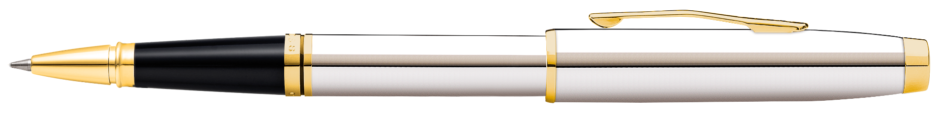 A.T. Cross Coventry Polished Chrome with Gold-Tone Rollerball Pen