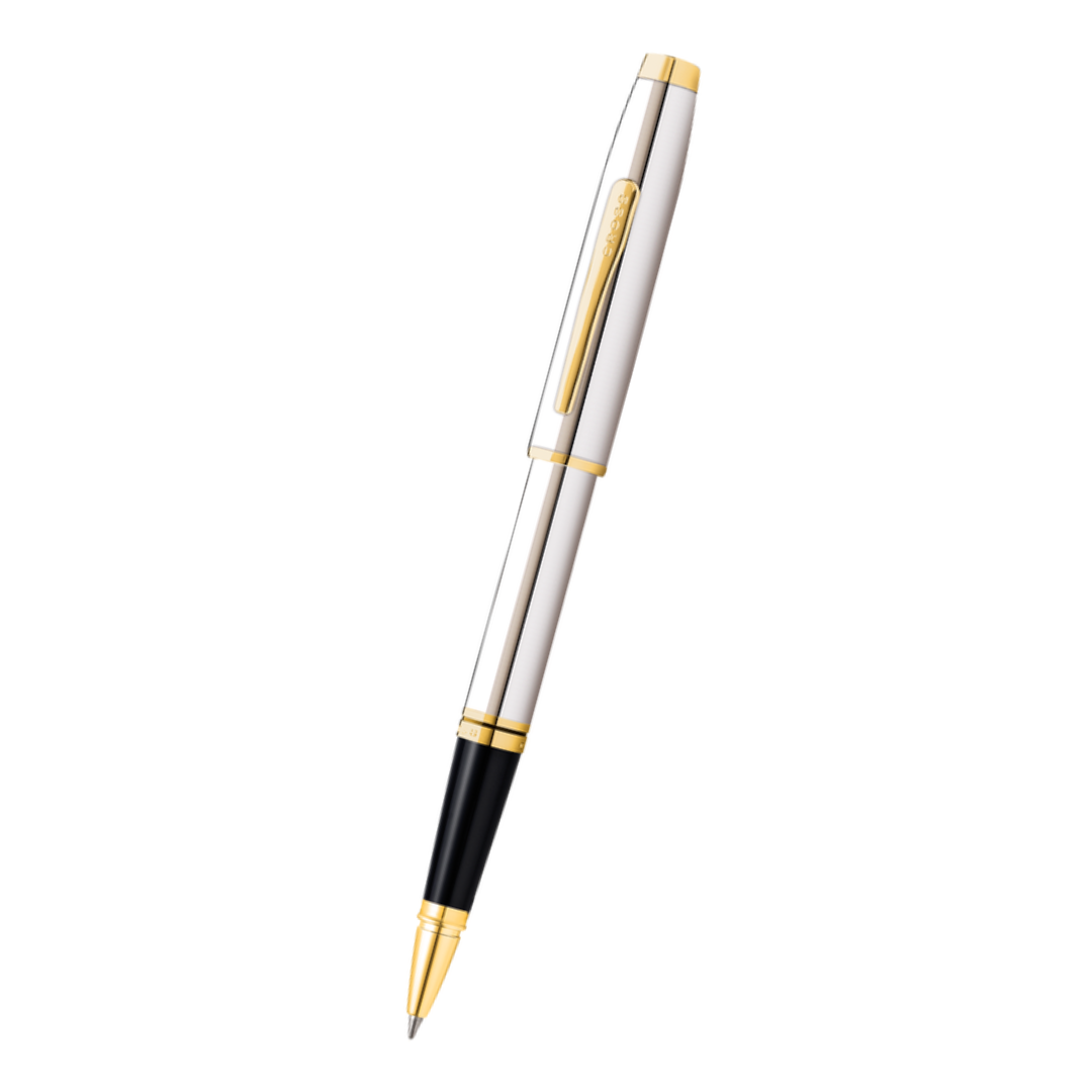 A.T. Cross Coventry Polished Chrome with Gold-Tone Rollerball Pen