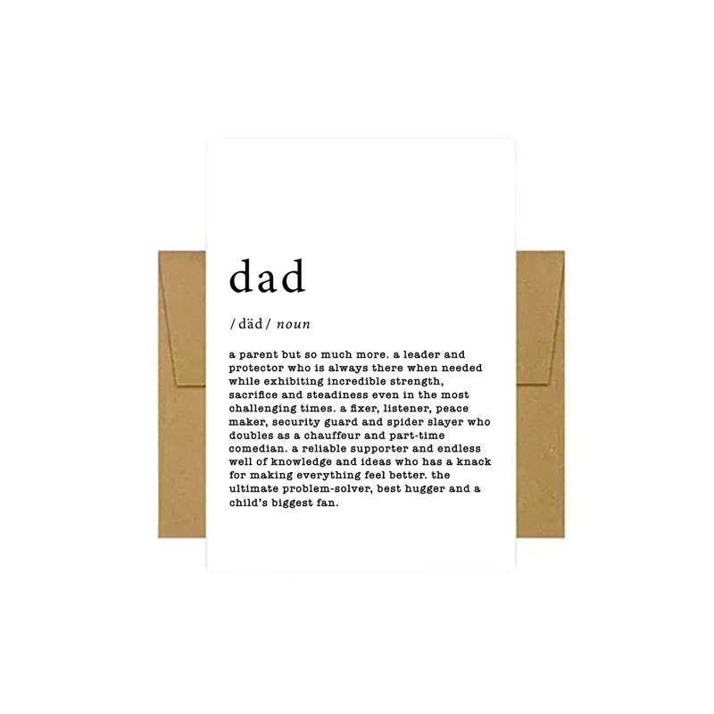 Beyoutifully Made™ Dad Defined Greeting Card