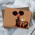 Dafri Studios Pack Light (Brown) Greeting Card