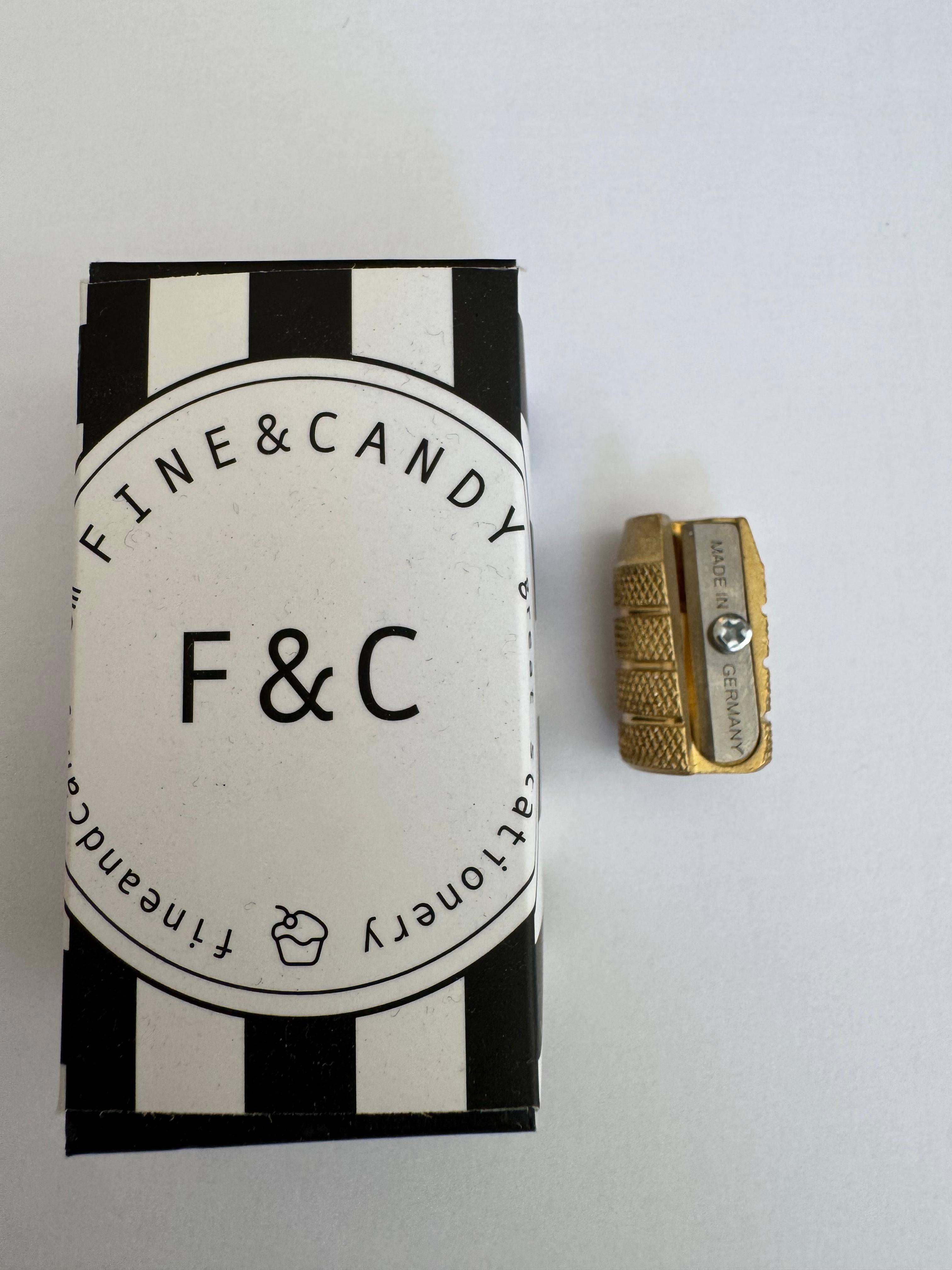 Fine & Candy Brass Golden Sharpener