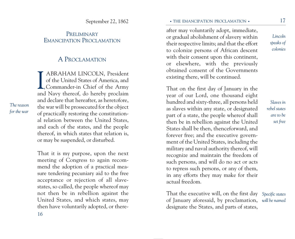 Applewood Books The Emancipation Proclamation