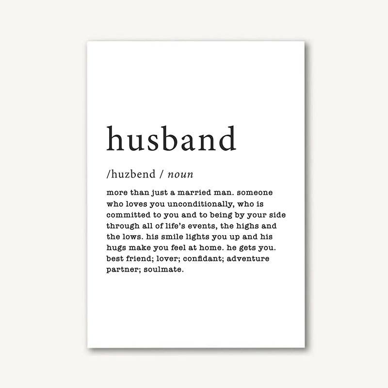 Beyoutifully Made™ Husband Defined Greeting Card