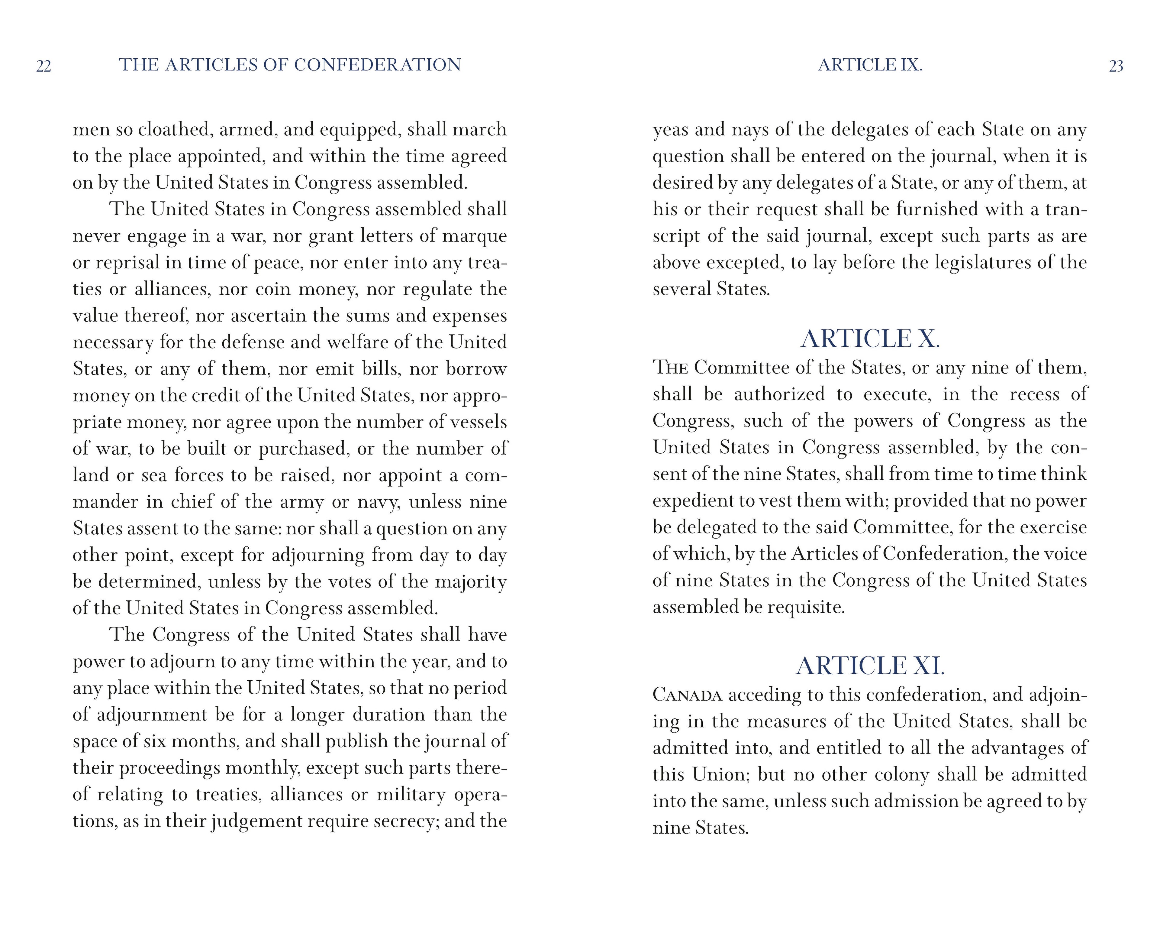 Applewood Books The Articles of Confederation