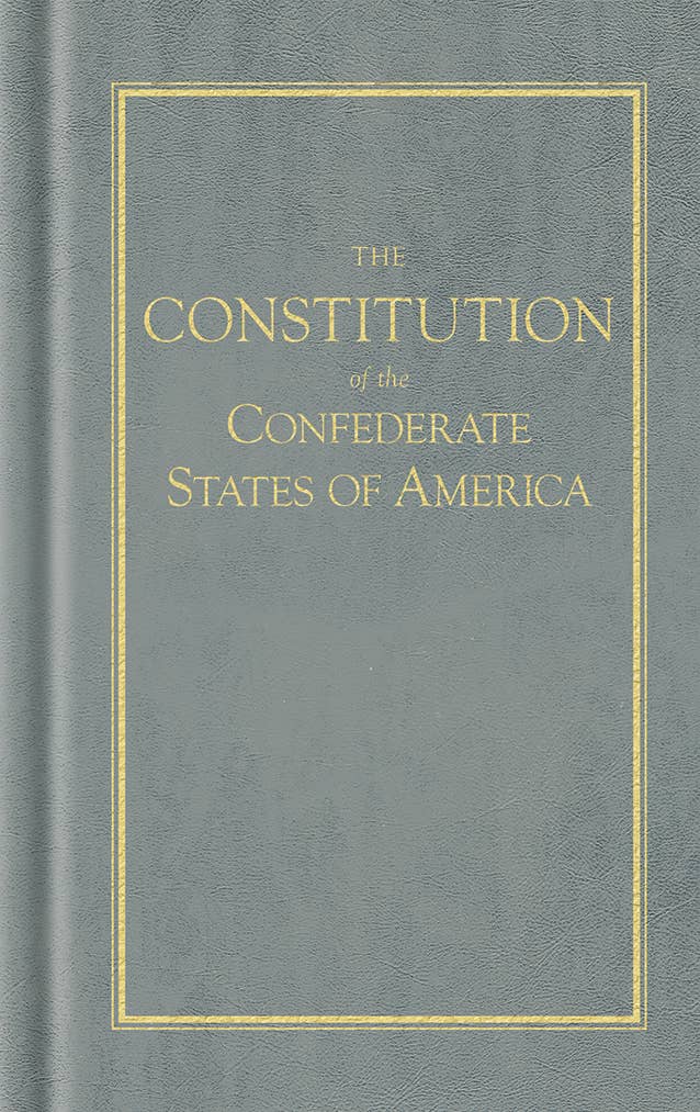 Applewood Books Constitution of the Confederate States