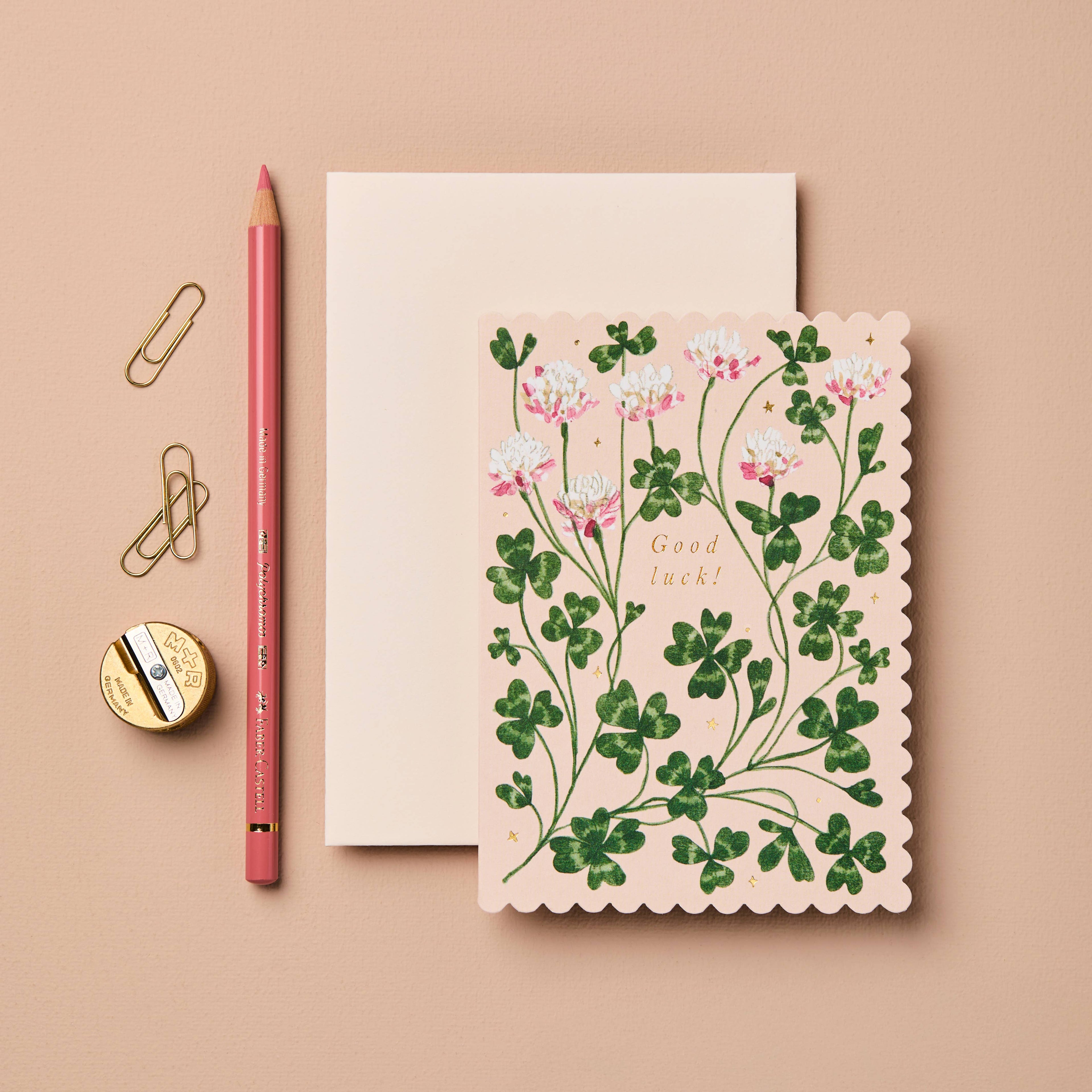 Wanderlust Paper Co. Clover “Good Luck” Card