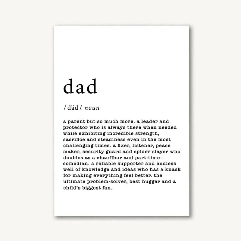 Beyoutifully Made™ Dad Defined Greeting Card