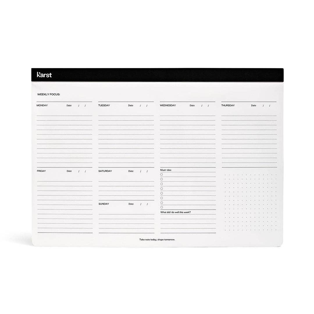 Karst A4 Weekly Desk Pad