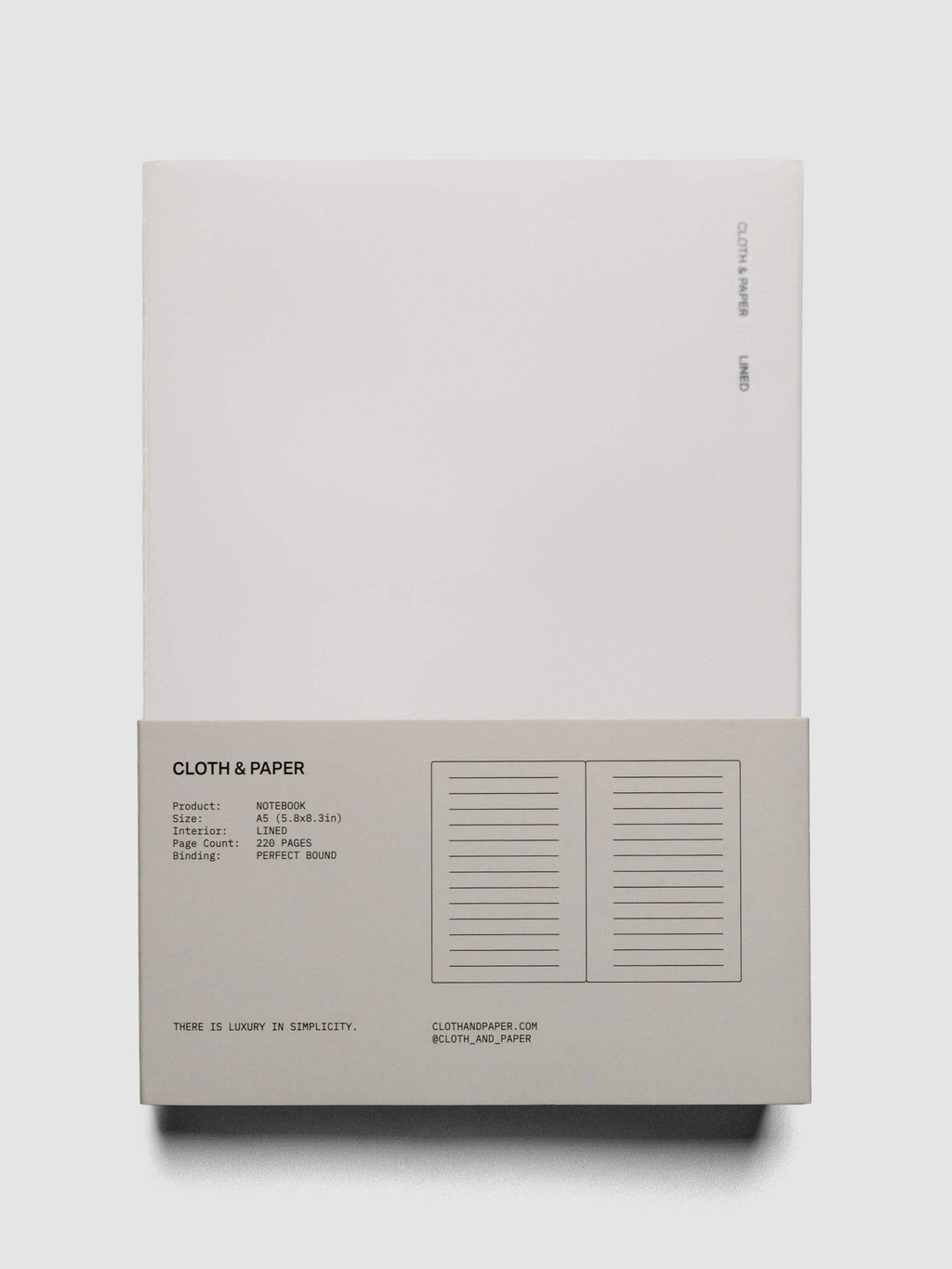 Cloth & Paper A5 Perfect Bound Notebook