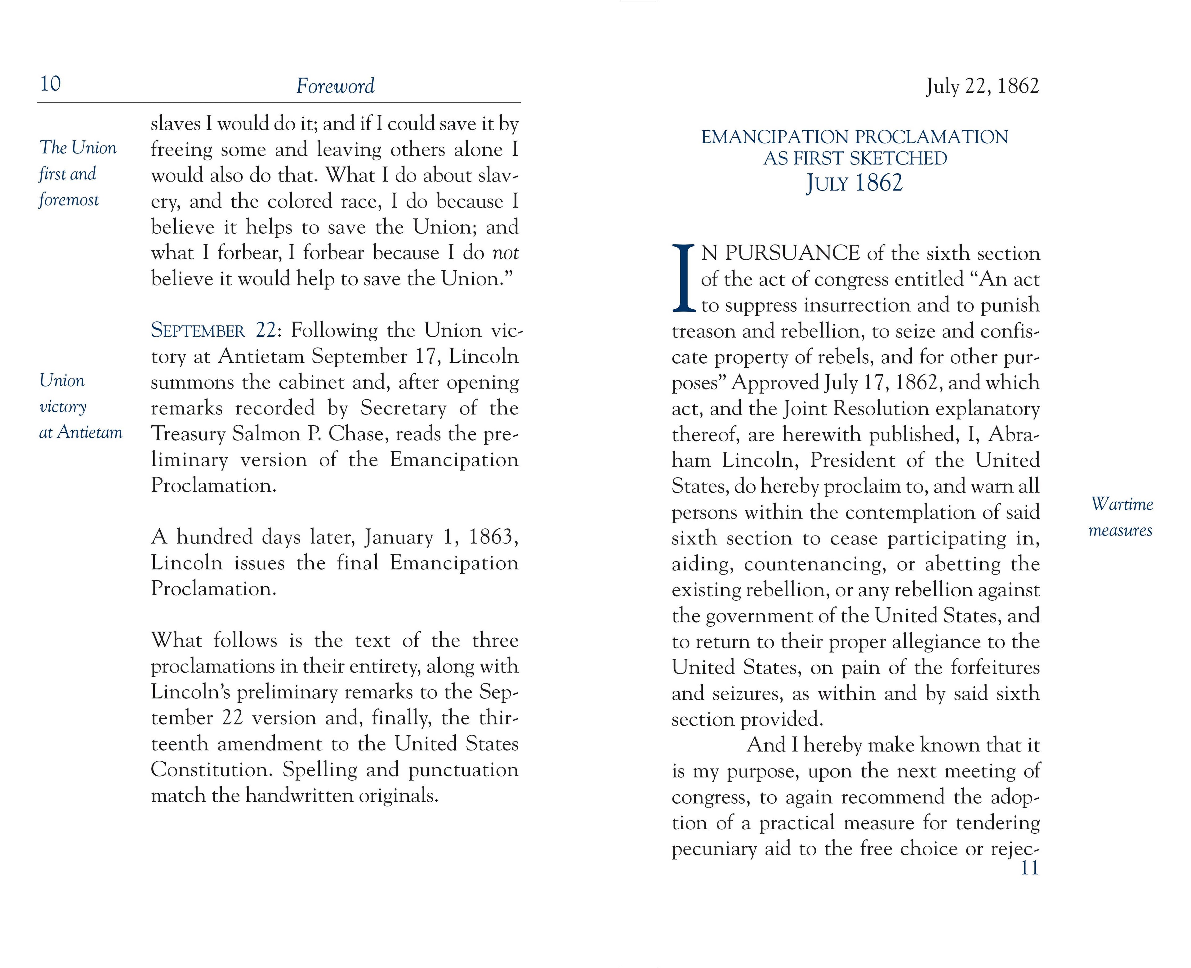 Applewood Books The Emancipation Proclamation