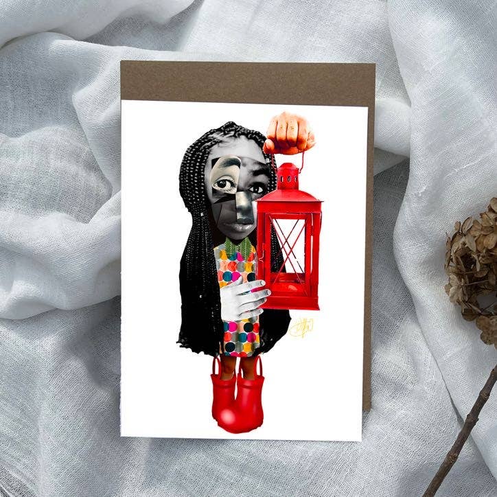 Dafri Studios Lighthouse Greeting Card
