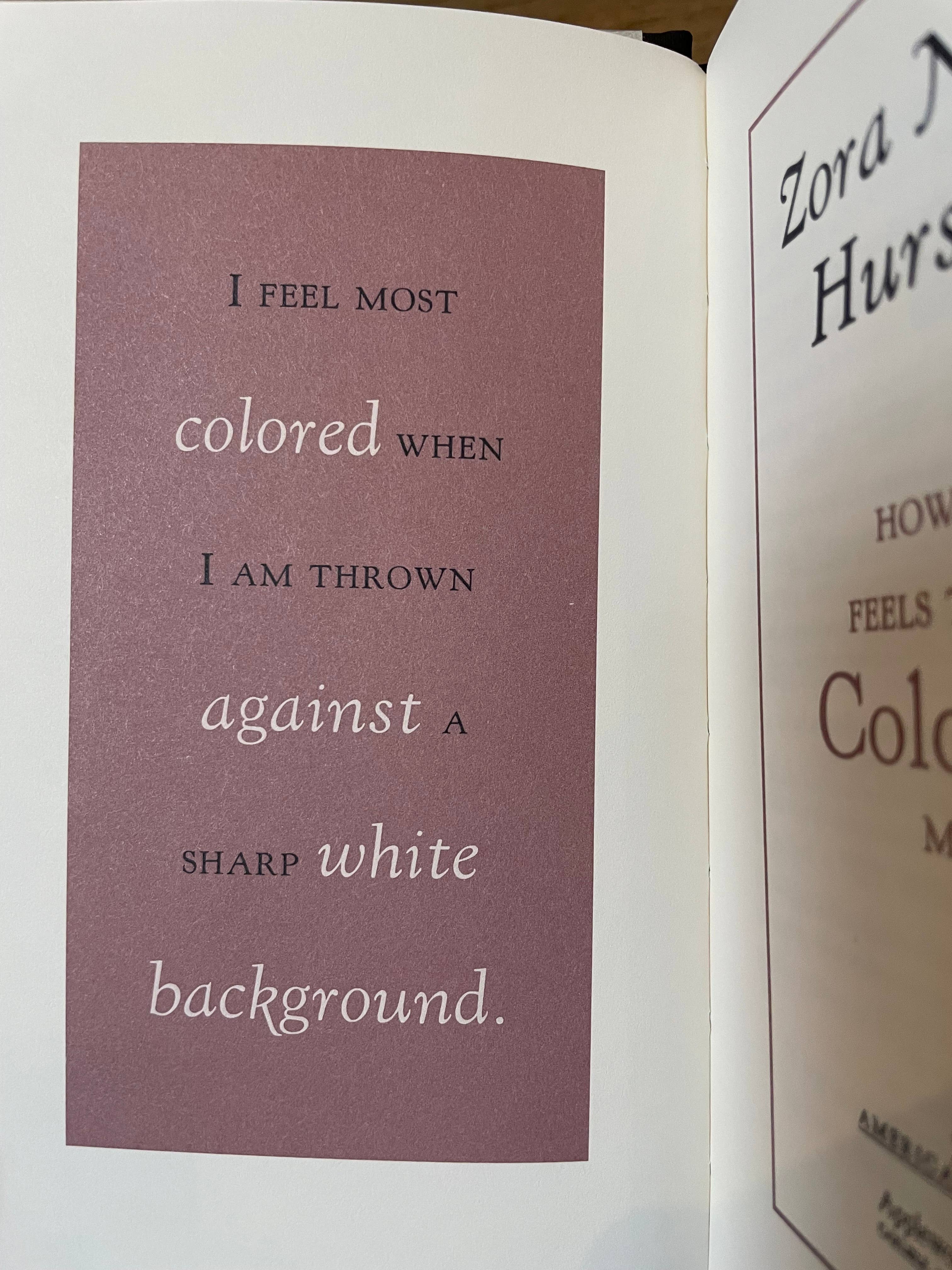 Applewood Books How it Feels to be Colored Me