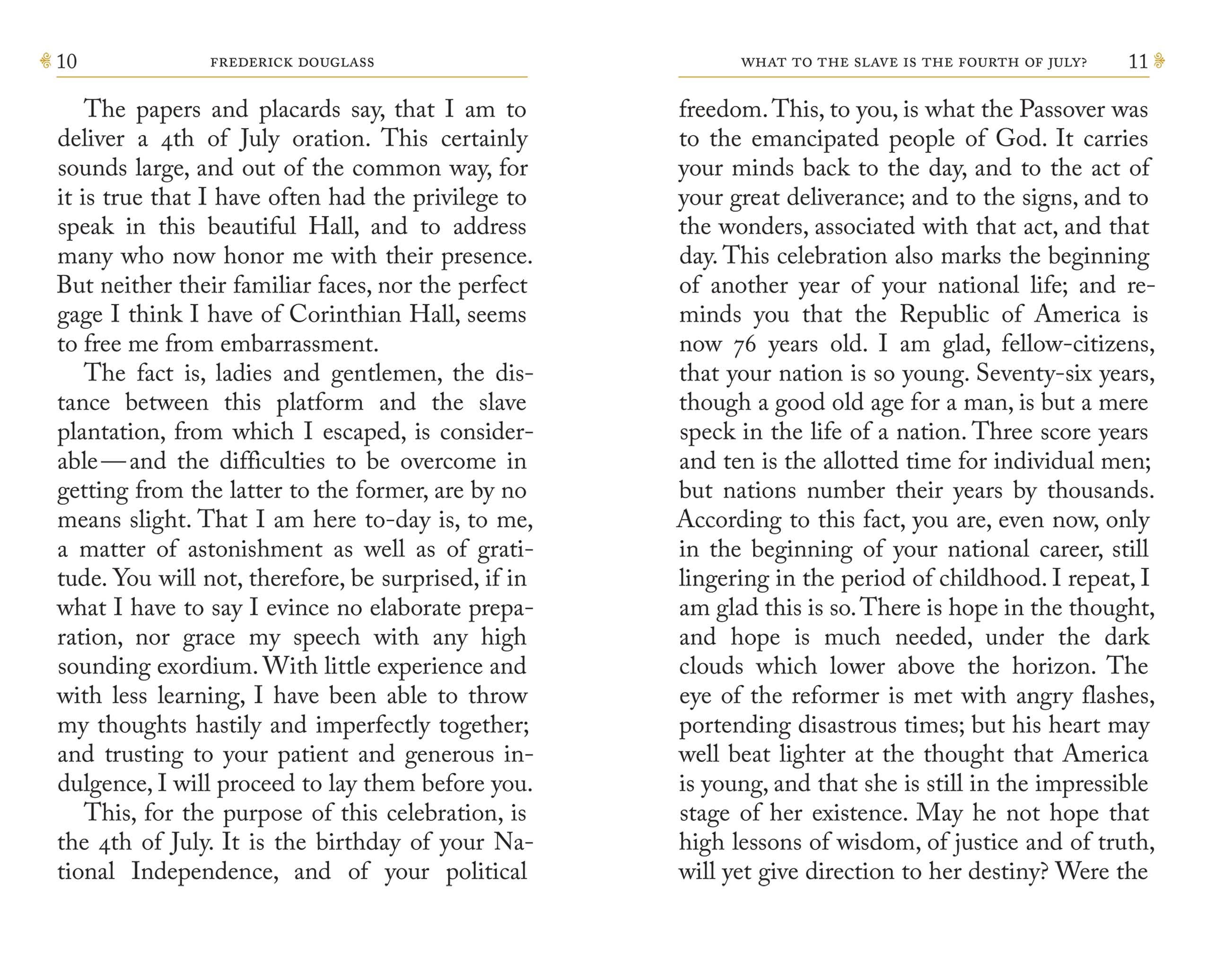 Applewood Books What to the Slave Is the Fourth of July?