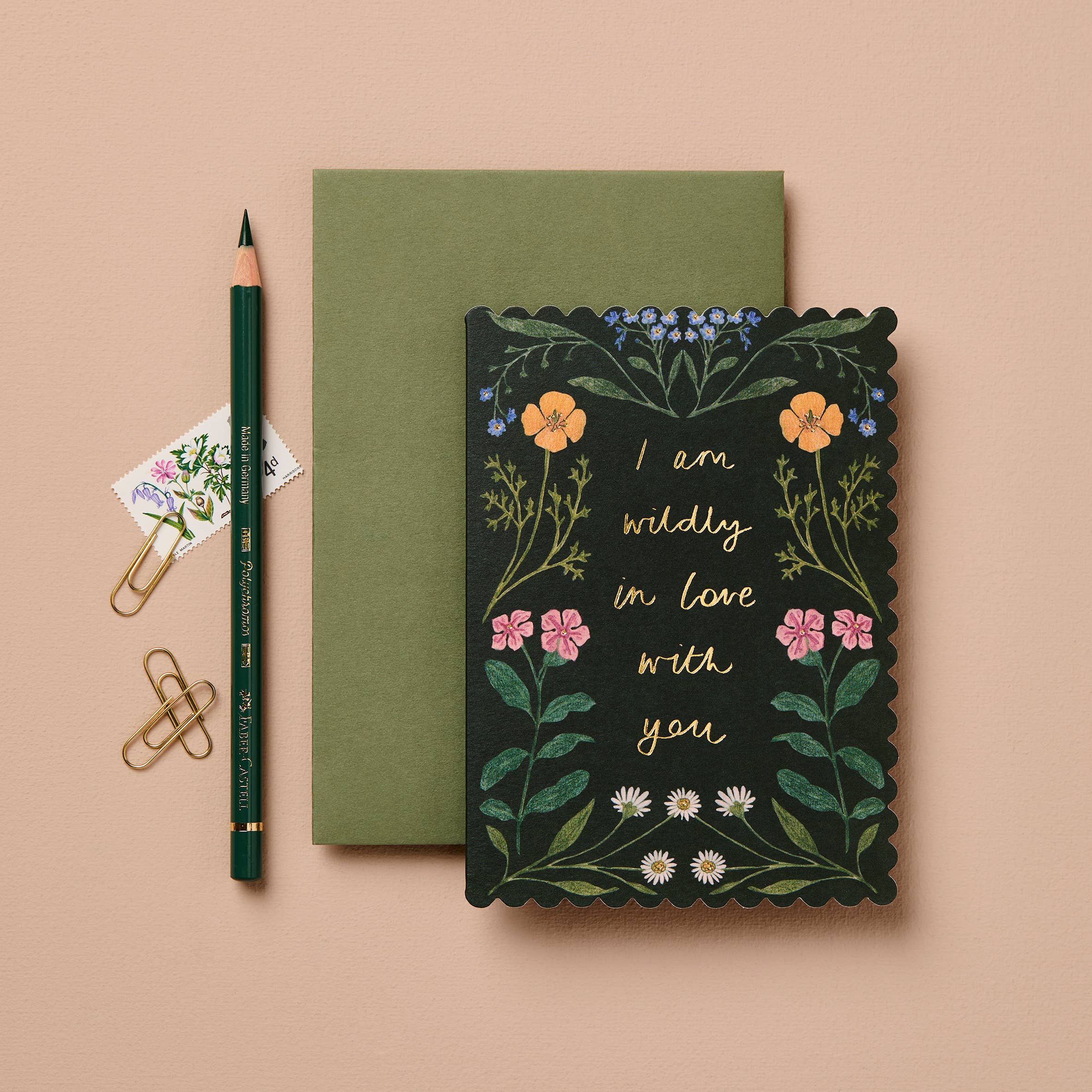 Wanderlust Paper Co. Wildflower “Wildly in Love With You” Card