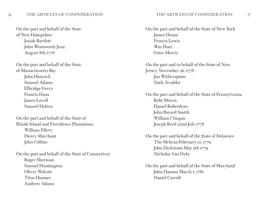 Applewood Books The Articles of Confederation