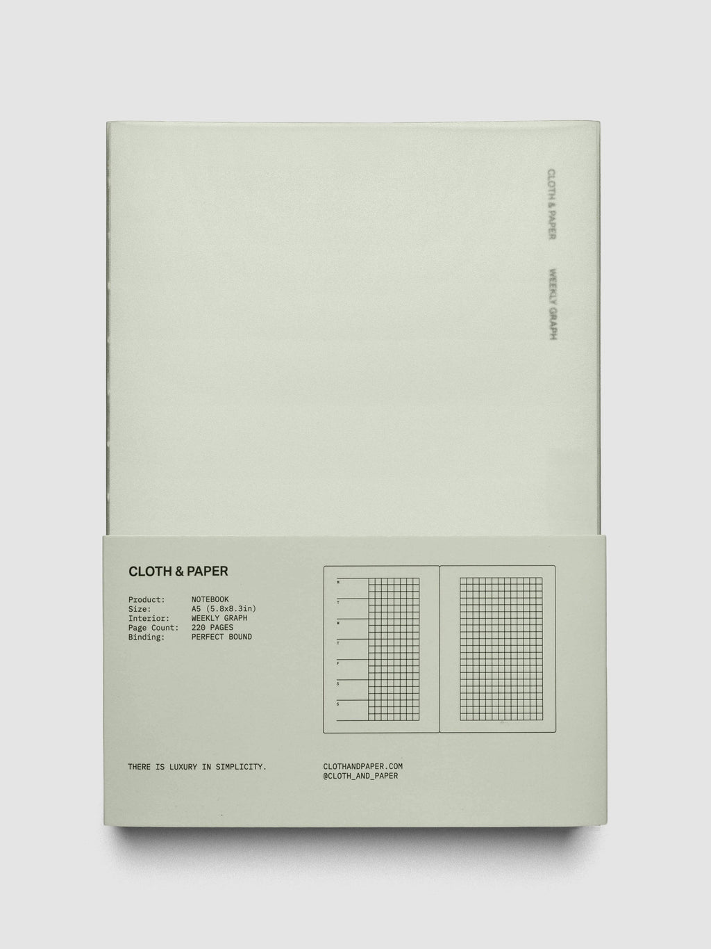 Cloth & Paper A5 Perfect Bound Notebook