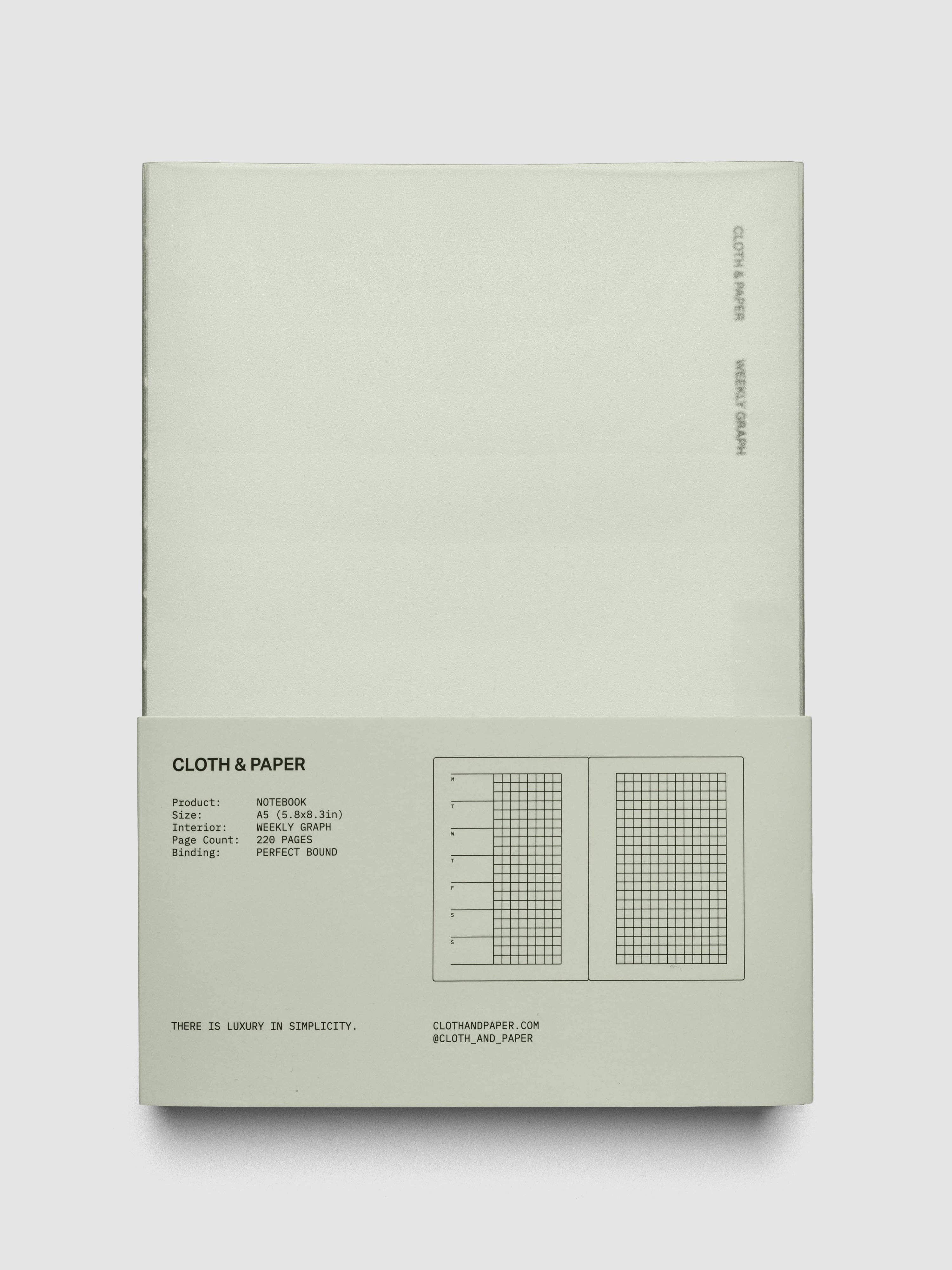 Cloth & Paper A5 Perfect Bound Notebook