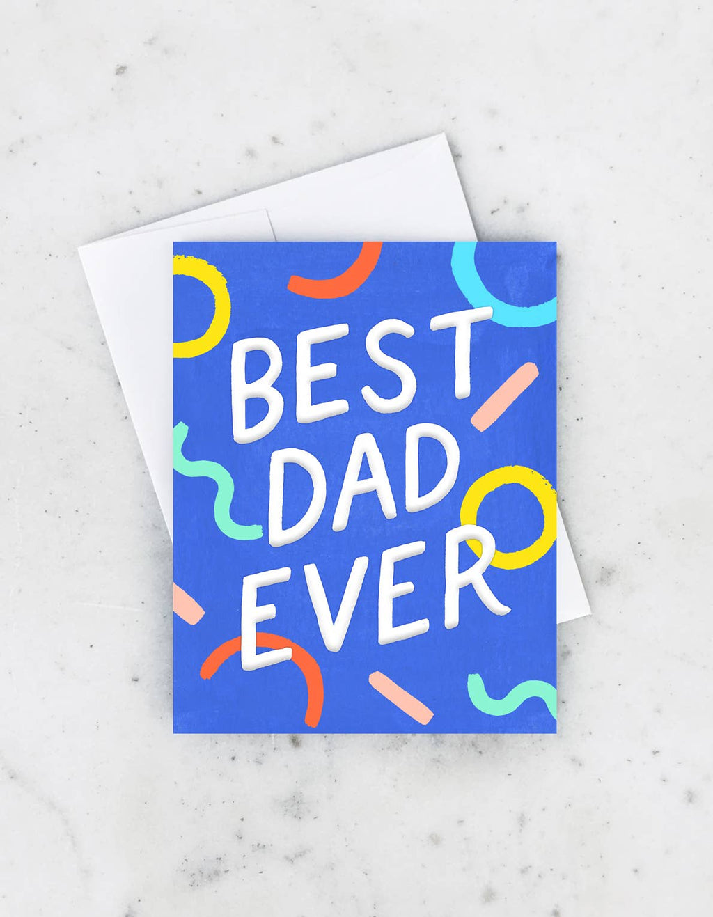 Idlewild Co. “Best Dad Ever” Squiggles Greeting Card