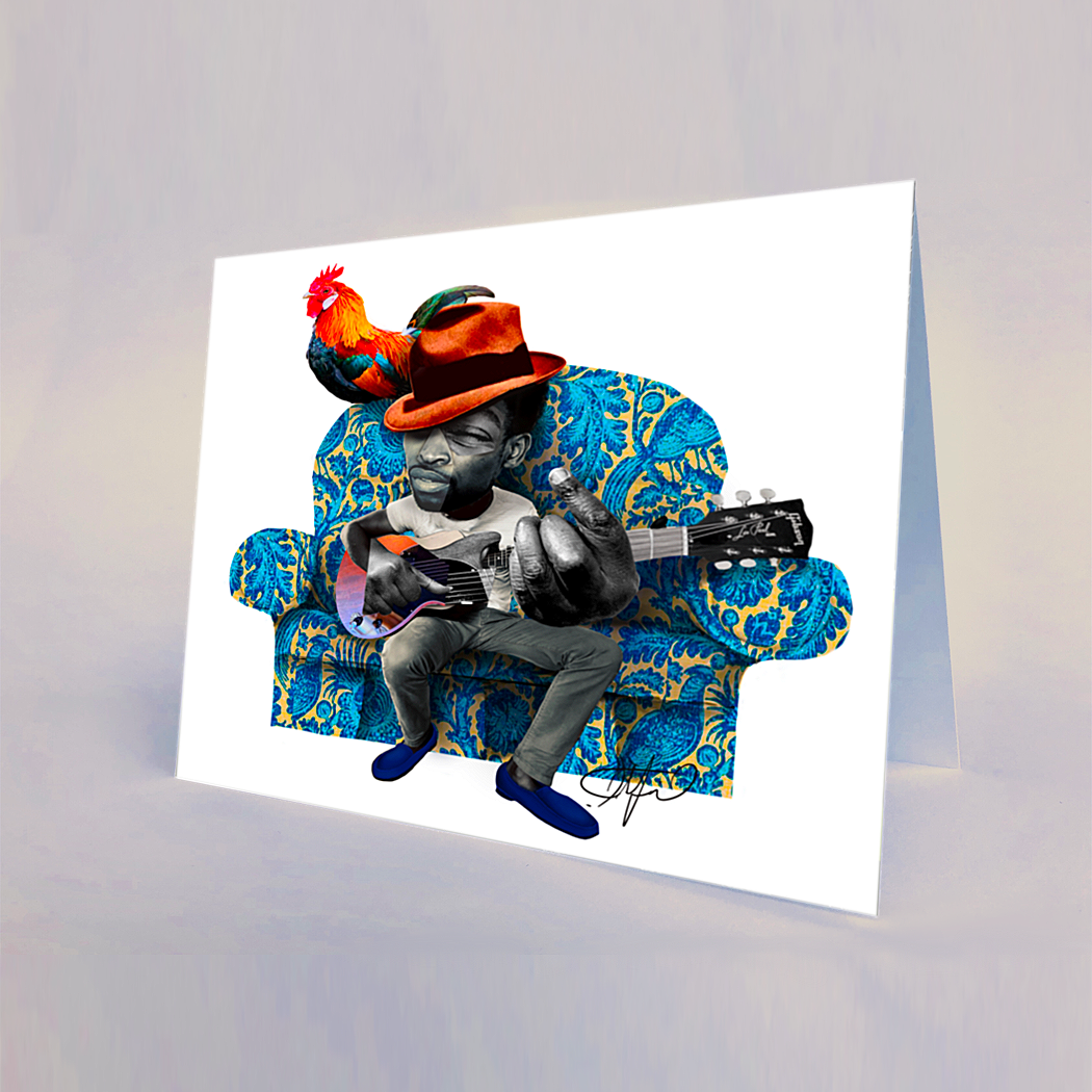 Dafri Studios Bantam Blues Greeting Card