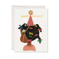 Red Cap Cards Birthday Barrettes Greeting Card