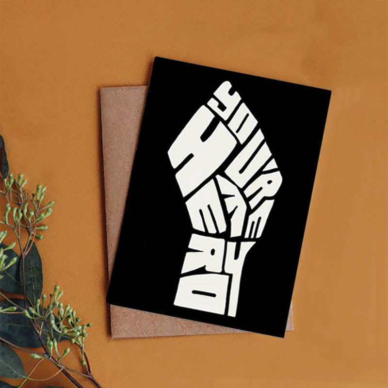 Beyoutifully Made™ You're My Hero Greeting Card