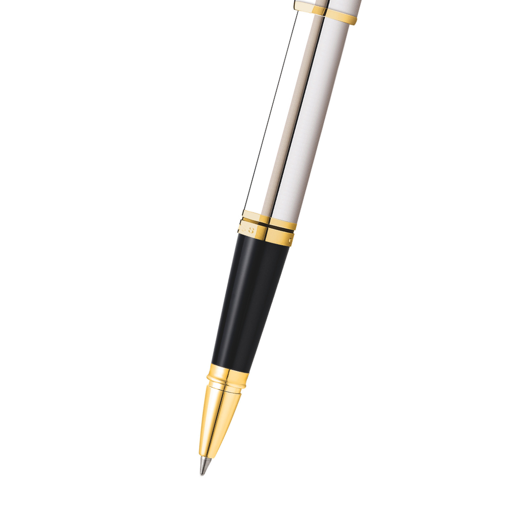 A.T. Cross Coventry Polished Chrome with Gold-Tone Rollerball Pen