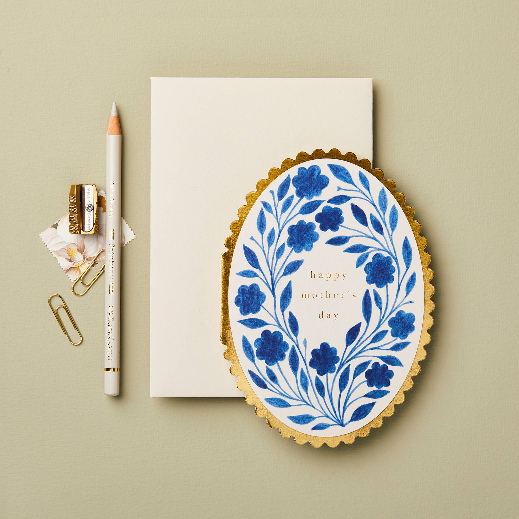 Wanderlust Paper Co. Delft Flora “Happy Mother’s Day” Card