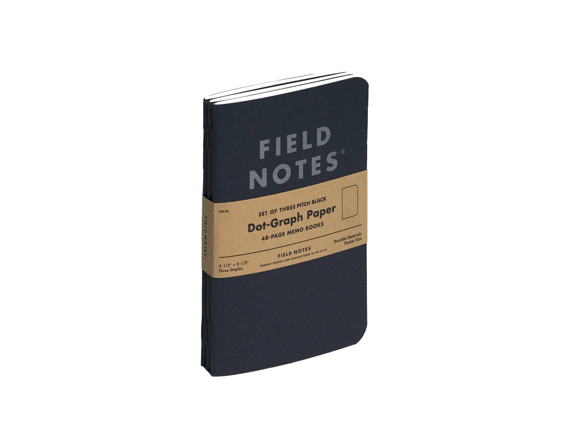 Field Notes Pitch Black Memo Book