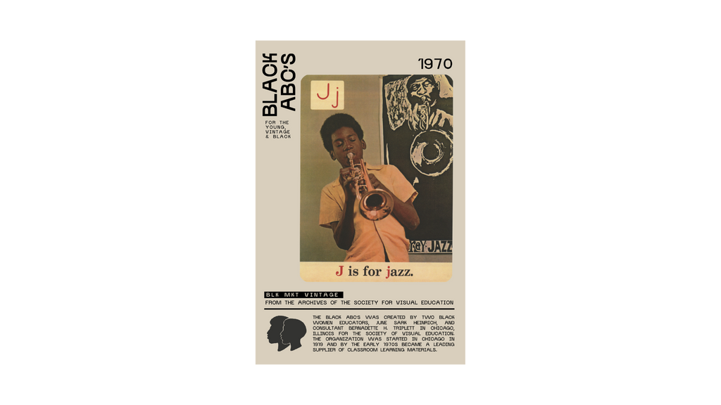 BLK MKT Vintage Black ABC Posters