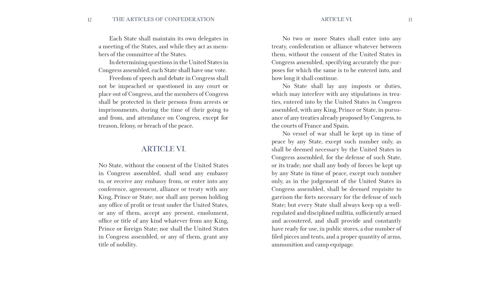 Applewood Books The Articles of Confederation