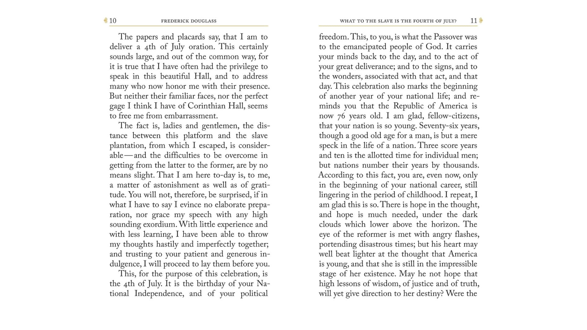 Applewood Books What to the Slave Is the Fourth of July?