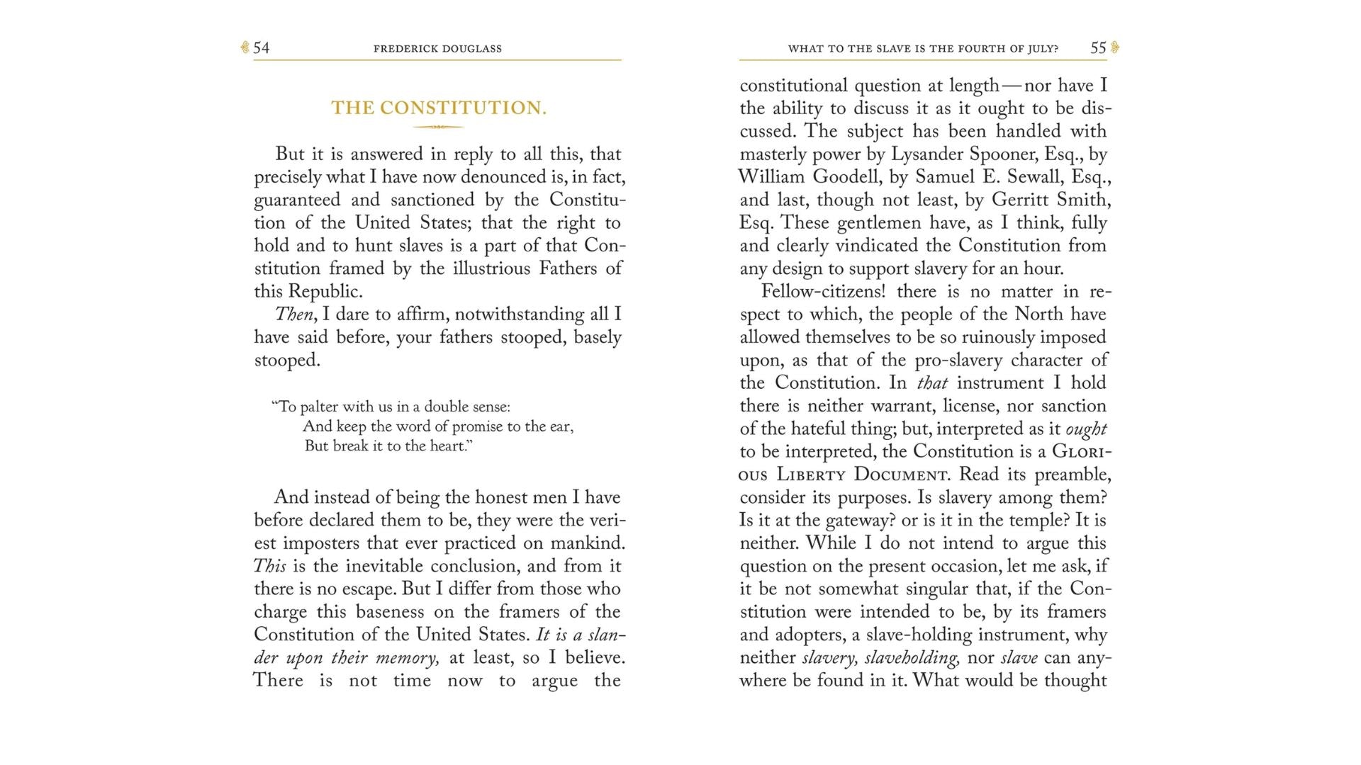 Applewood Books What to the Slave Is the Fourth of July?