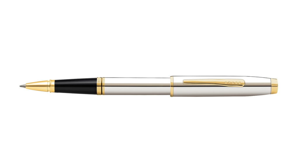 A.T. Cross Coventry Polished Chrome with Gold-Tone Rollerball Pen