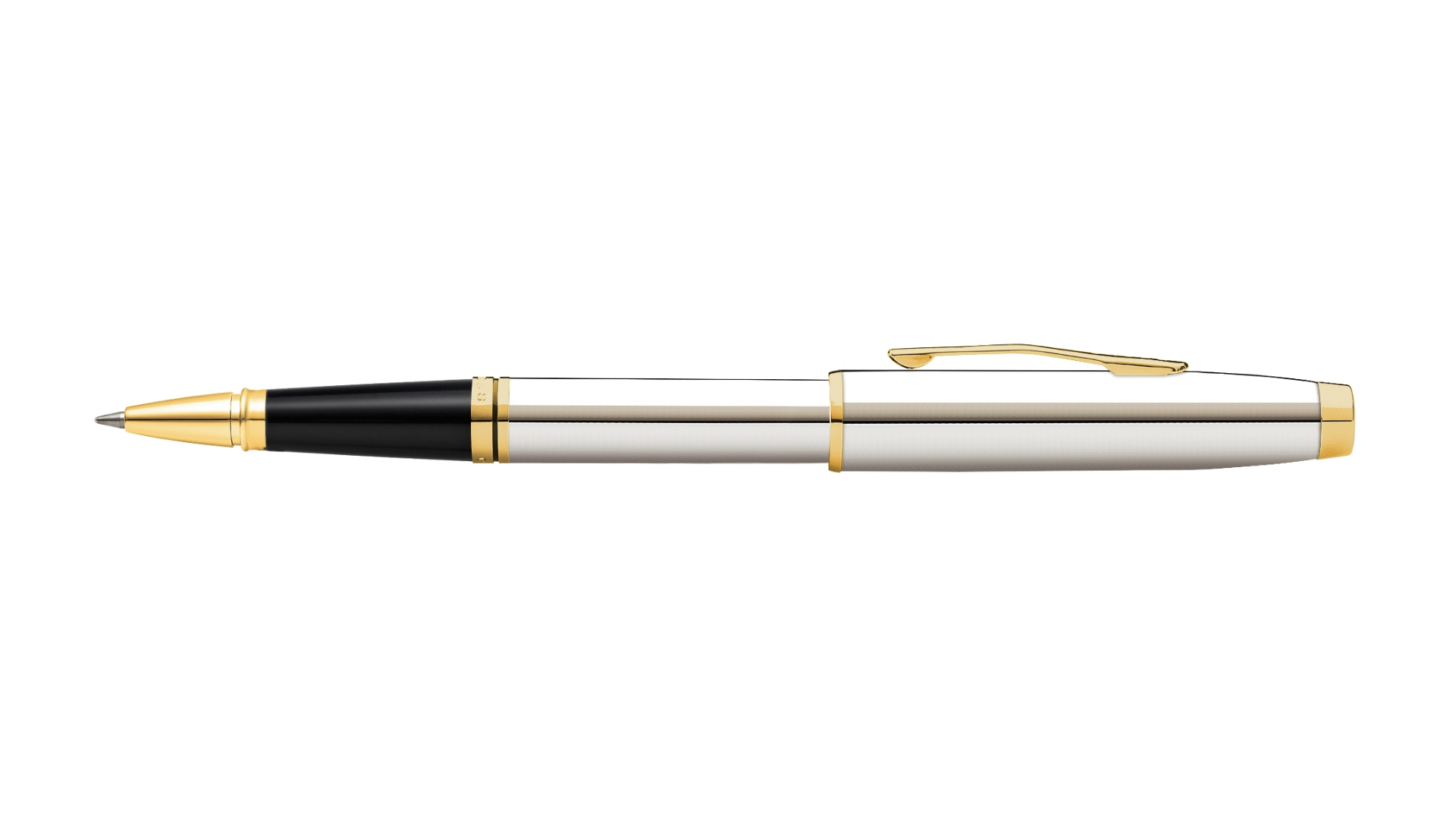 A.T. Cross Coventry Polished Chrome with Gold-Tone Rollerball Pen