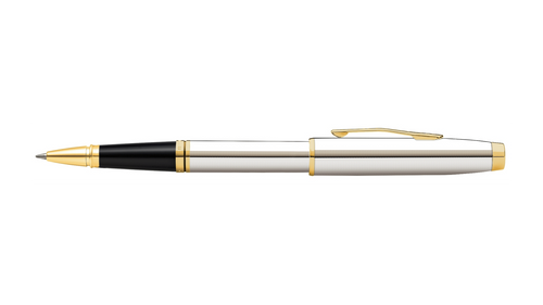 A.T. Cross Coventry Polished Chrome with Gold-Tone Rollerball Pen