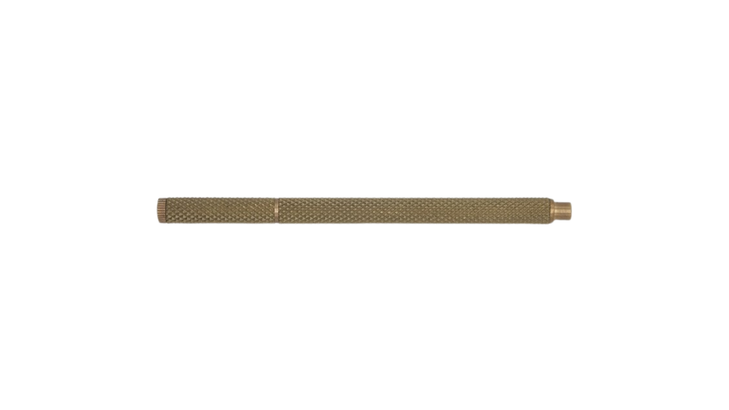 Brût Home and Glassware Brass Knurled Ballpoint Pen