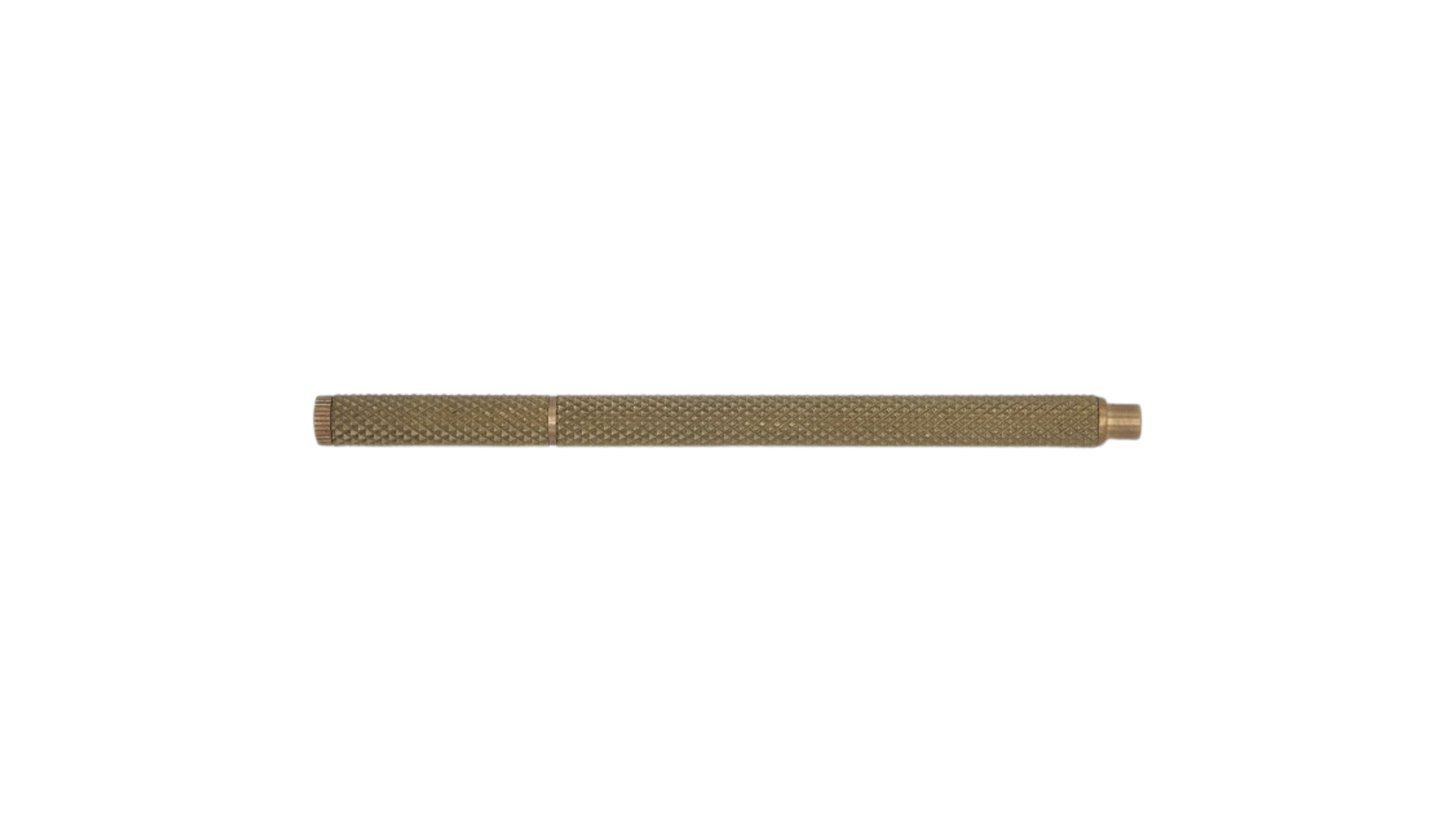 Brût Home and Glassware Brass Knurled Ballpoint Pen