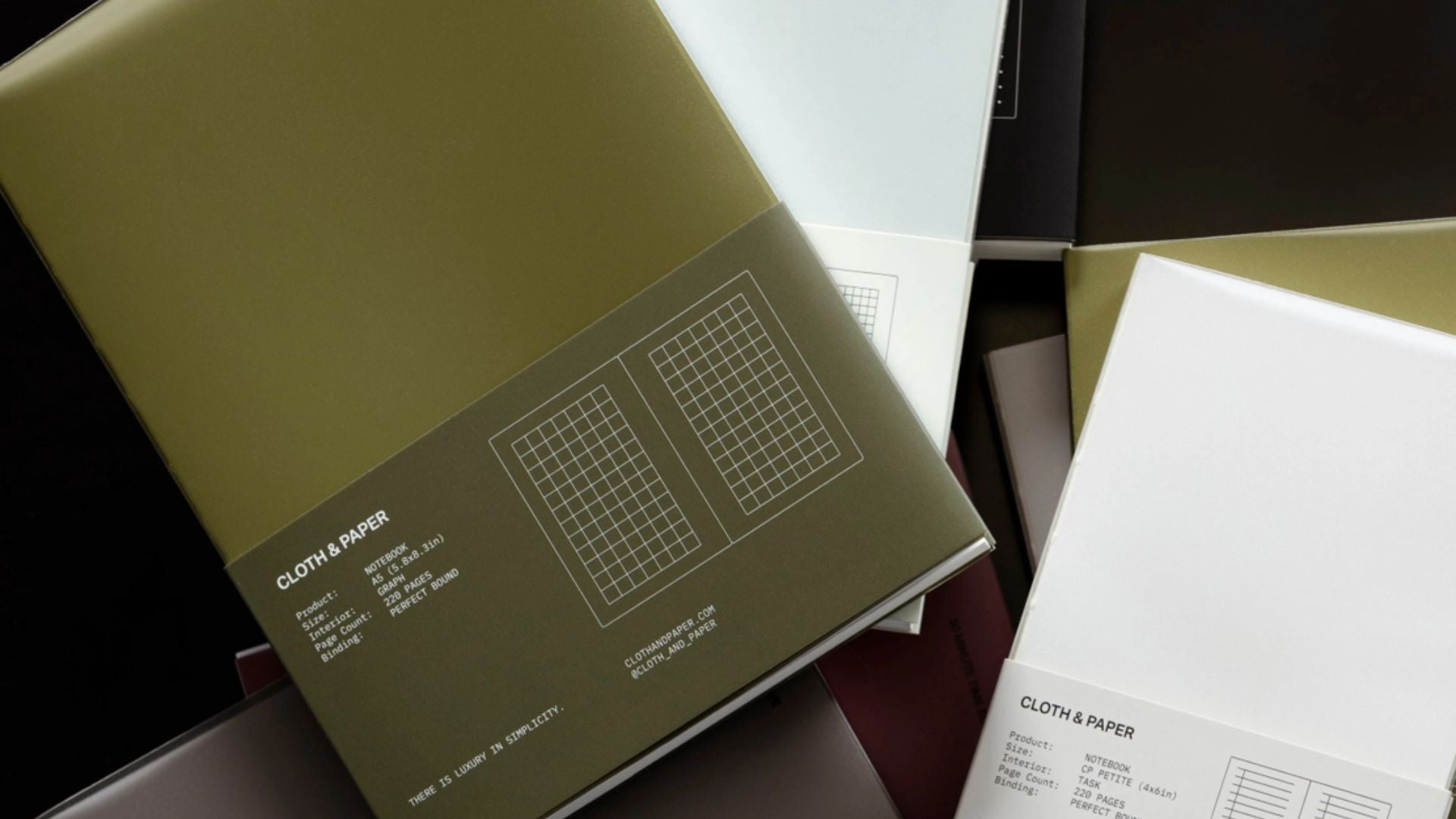 Cloth & Paper A5 Perfect Bound Notebook