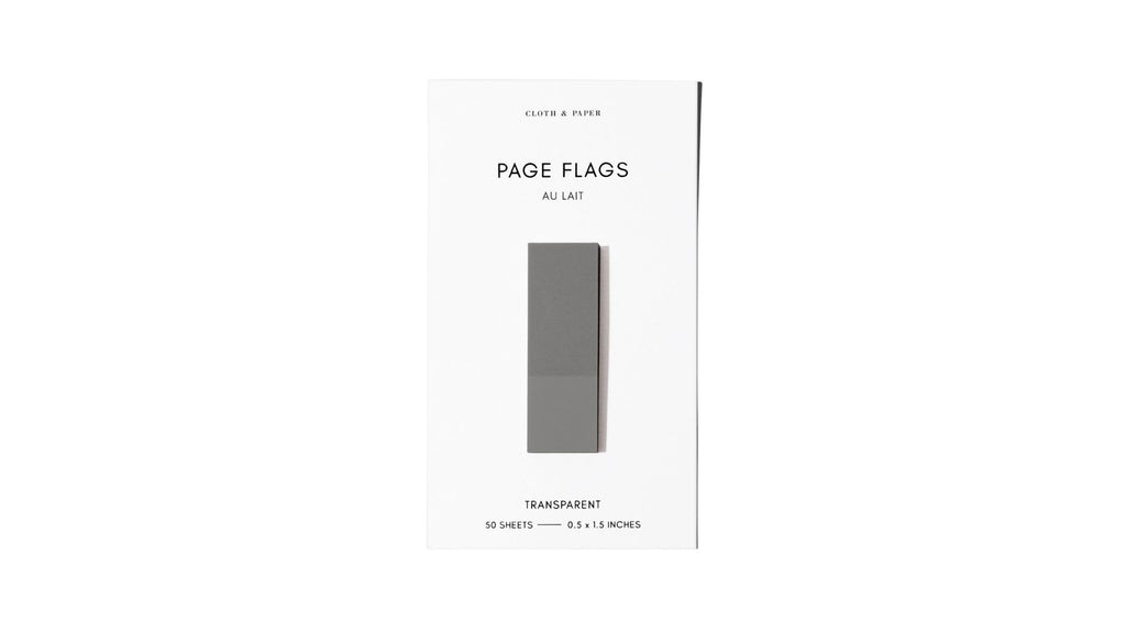 Cloth & Paper Transparent Page Flags