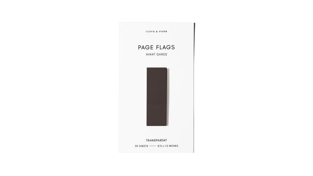 Cloth & Paper Transparent Page Flags