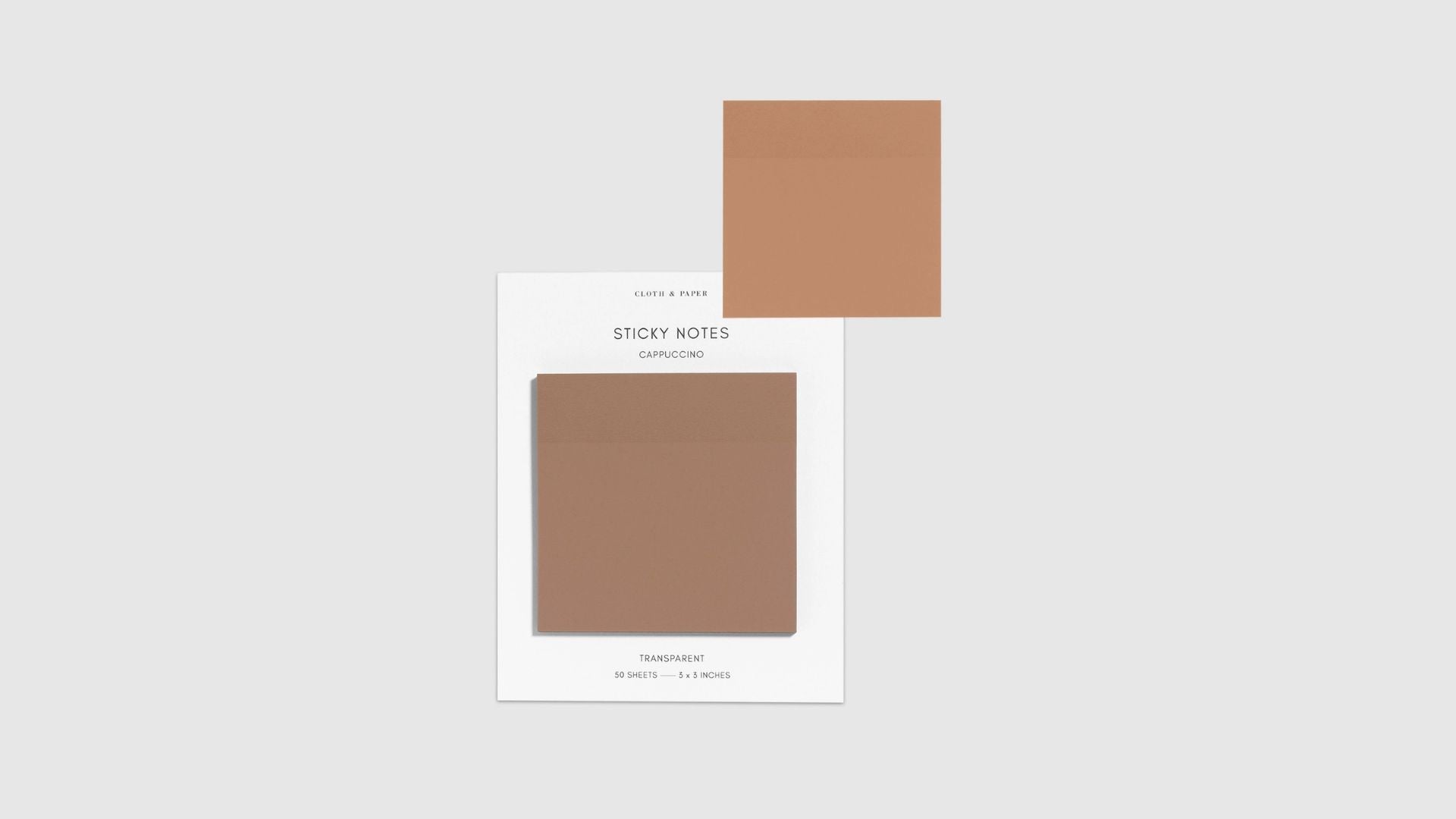 Cloth & Paper Transparent Sticky Notes