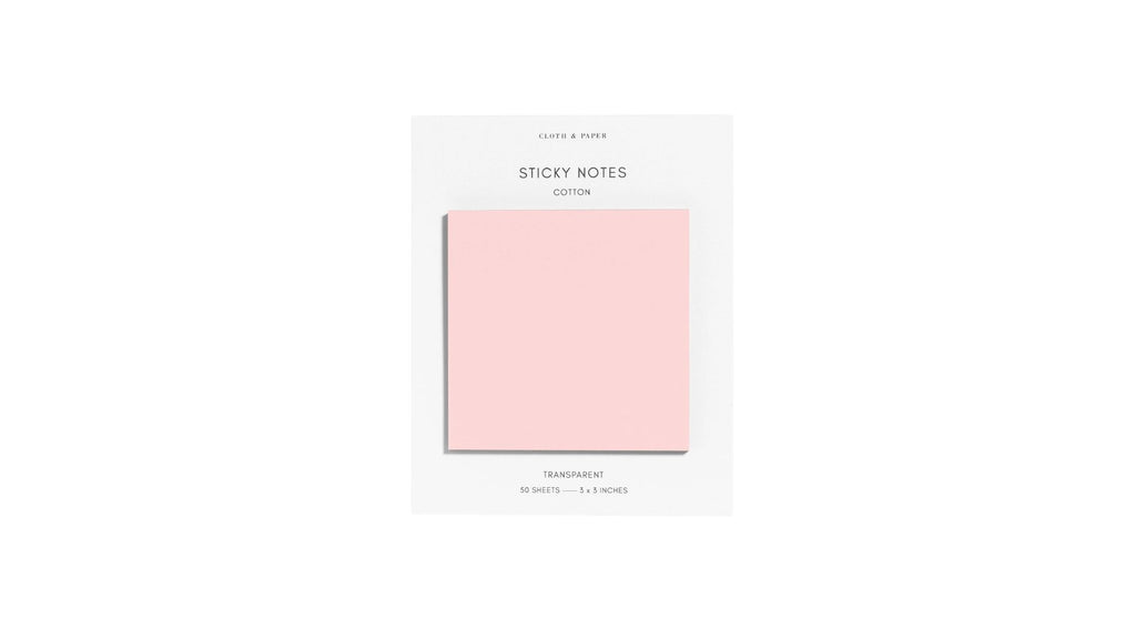 Cloth & Paper Transparent Sticky Notes