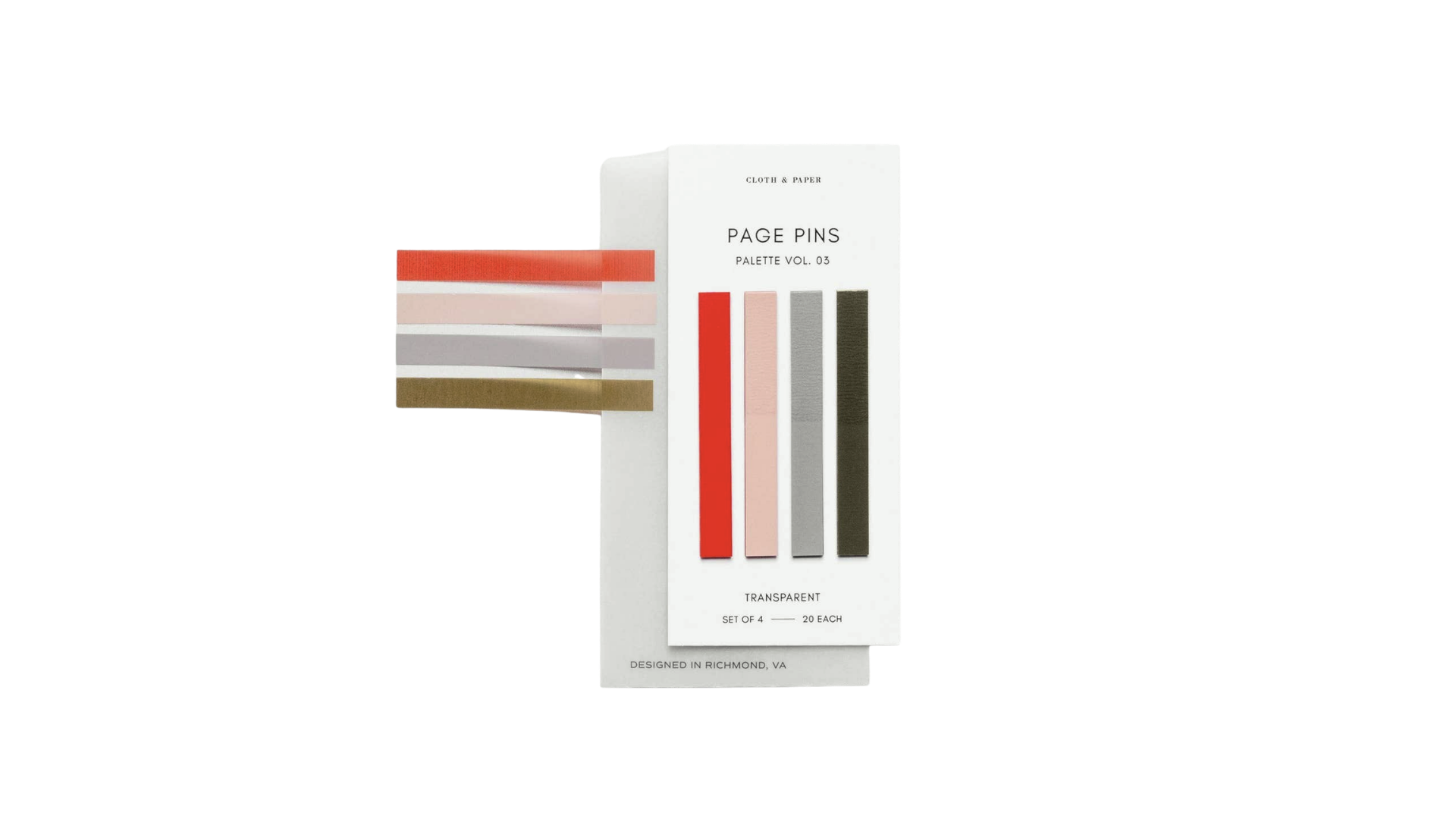 Cloth & Paper Page Pins | Vol 03