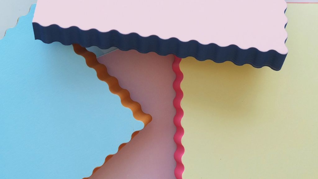 Idlewild Co. Mini Wave Shaped Notepad