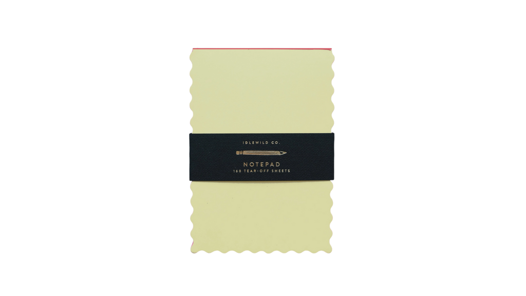 Idlewild Co. Mini Wave Shaped Notepad