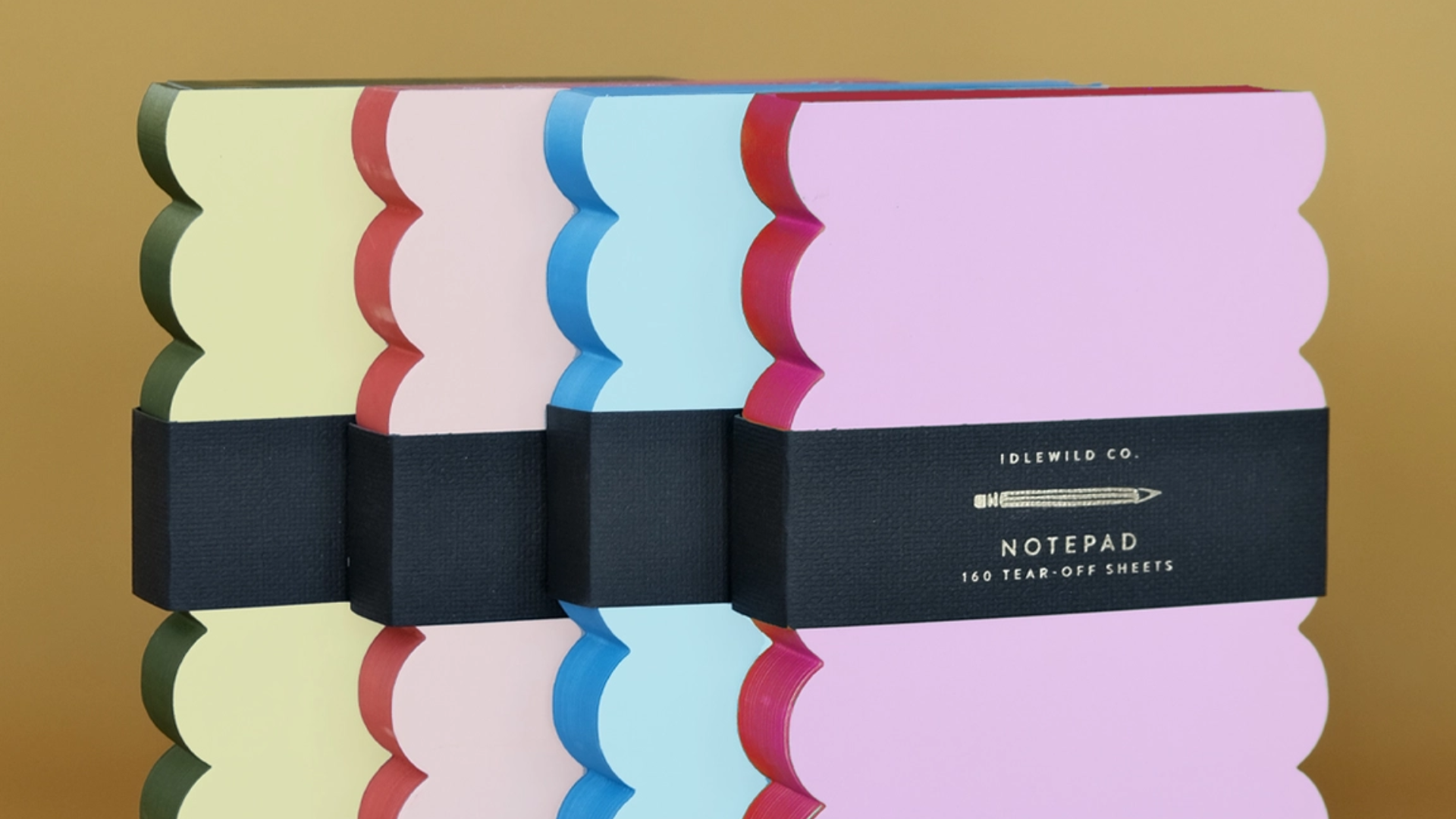 Idlewild Co. Scalloped Shaped Notepad