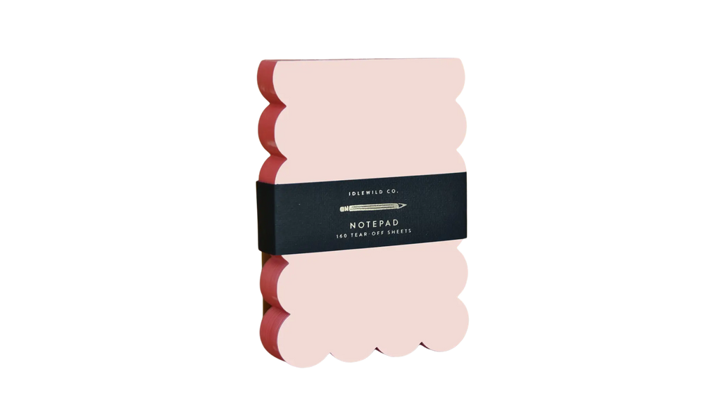 Idlewild Co. Scalloped Shaped Notepad